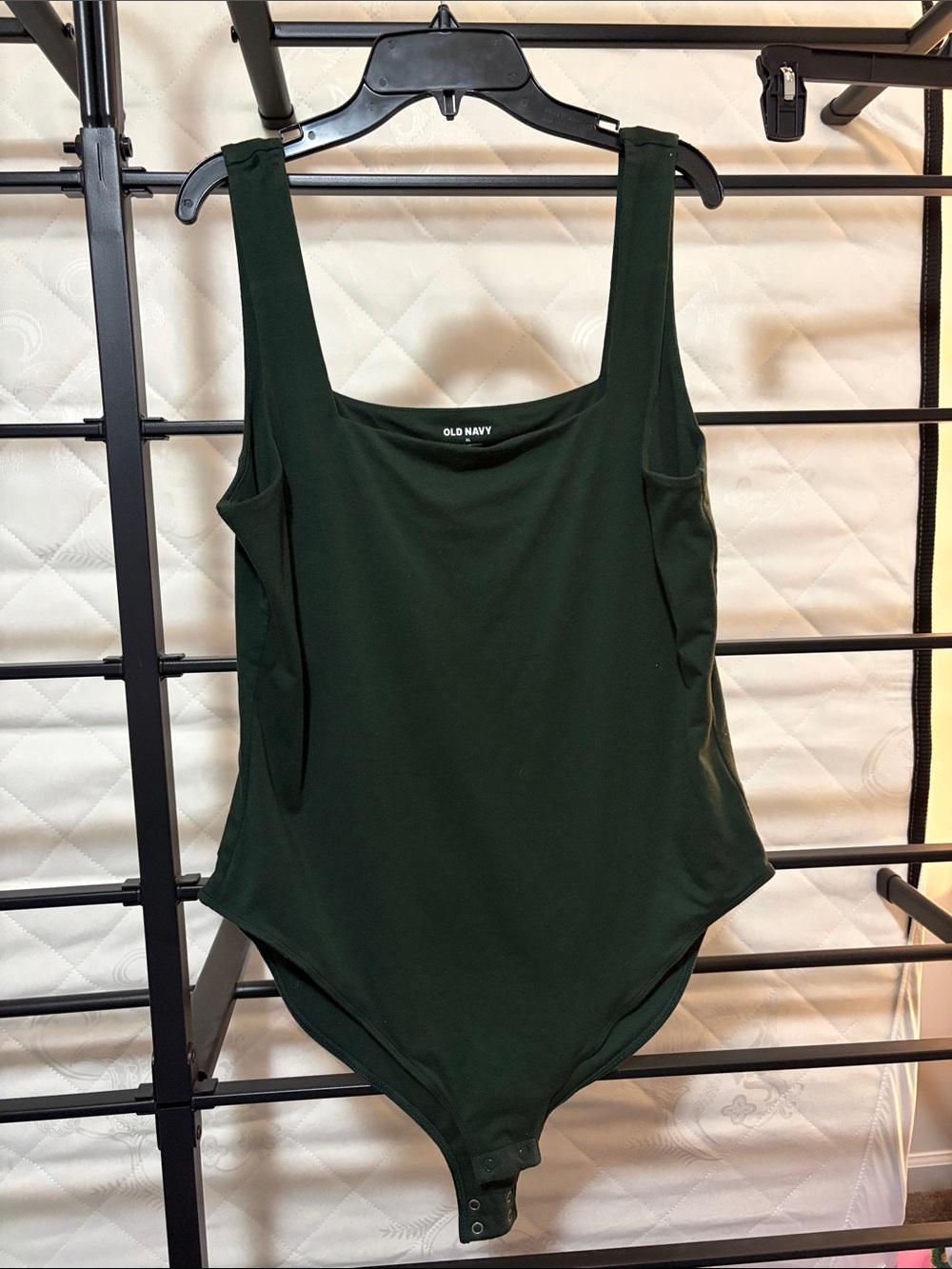 Old Navy Dark Green Tank Bodysuit